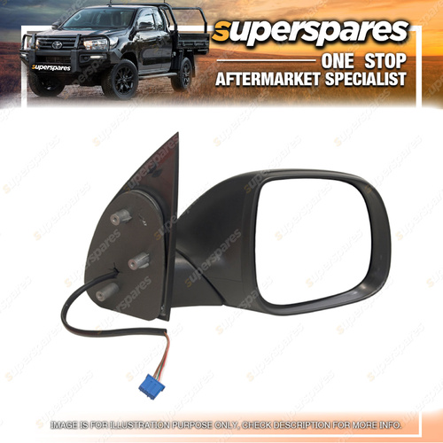 Right Black Electric Door Mirror for Volkswagen Amarok 2H 01/2012-08/2016