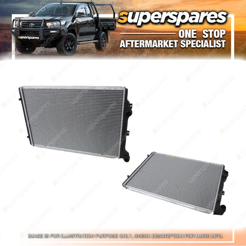 Superspares Radiator for Volkswagen Passat B6 3C 1.8 Turbo 07/2005-05/2011