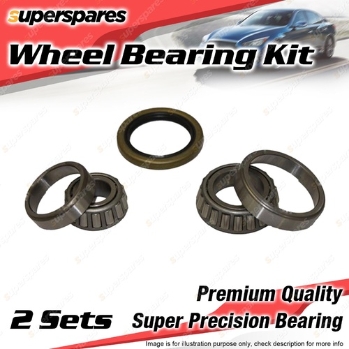 2x Front Wheel Bearing Kit for VOLVO 360 GLT 2.0L I4 SOHC 1982-1986