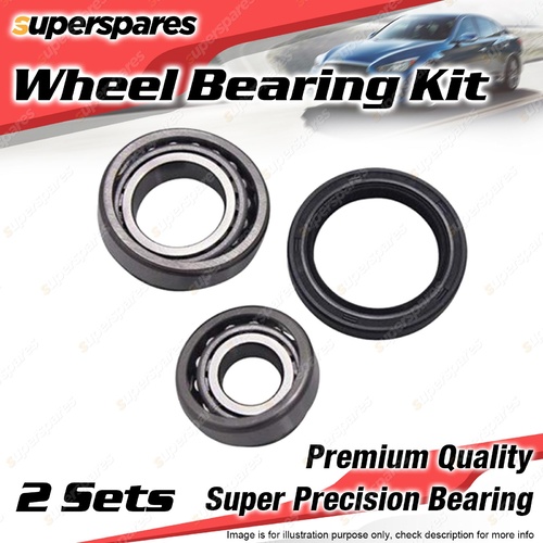2x Front Wheel Bearing Kit for LEYLAND MARINA E SERIES I4 I6 1.5L 1.7L