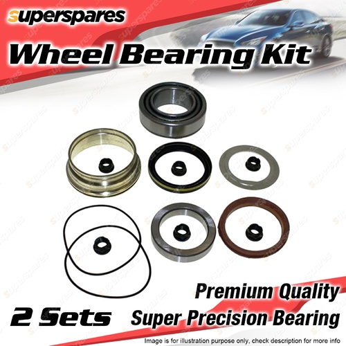 2x Rear Wheel Bearing Kit for MERCEDES BENZ 230GE 300GD W460 I4 I5 3.0L 2.3L