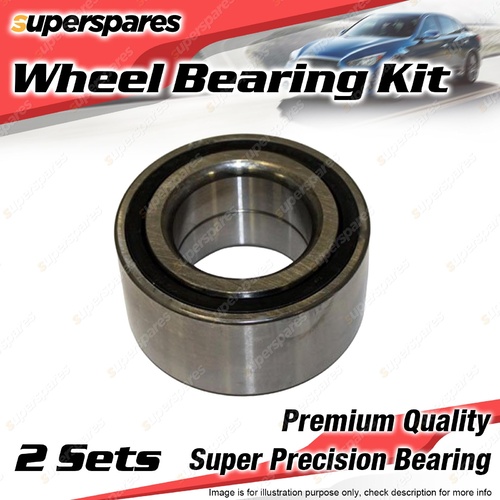2x Front Wheel Bearing Kit for MG ZS 180 2.5L V6 DOHC EFI 2002-2005