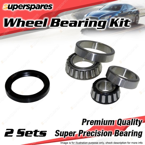 2x Front Wheel Bearing Kit for BENZ 280SE 380SEL 420SEC 420SEL 500SEC 560SEL