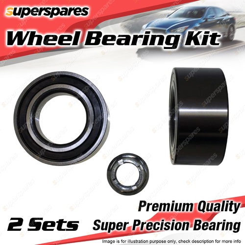 2x Front Wheel Bearing Kit for RENAULT KANGOO LAGUNA 1.5L 1.6L 2.0L 2.2L 2.9L