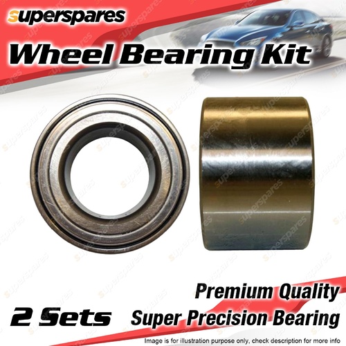 2x Front Wheel Bearing Kit for SUZUKI ALTO GL GLX INDIE GF LF 1.0L I3