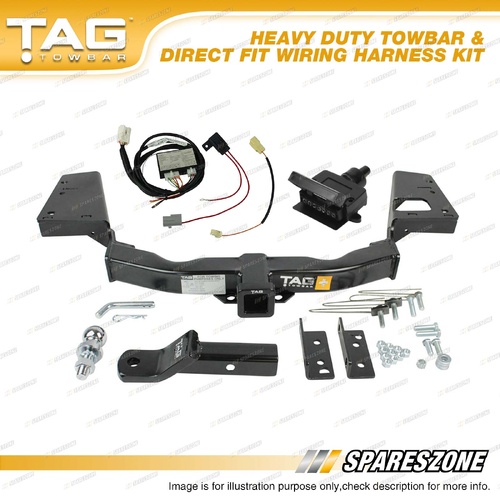 TAG HD Towbar Kit for Mitsubishi Pajero Sport QE Capacity 3100kg Powder-Coated