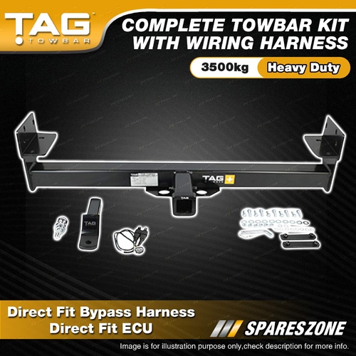 TAG Heavy Duty Towbar Kit for Isuzu D-MAX 06/2012-on Fit Bypass Harness 3500kg