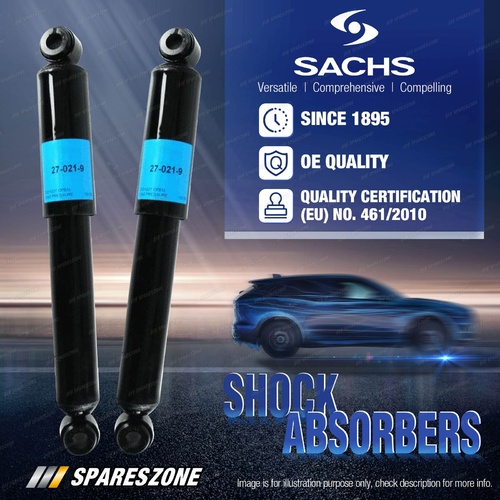 Rear Sachs Shock Absorbers for Nissan Pathfinder R51 2.5 4.0 V6 Wagon 07/05-20