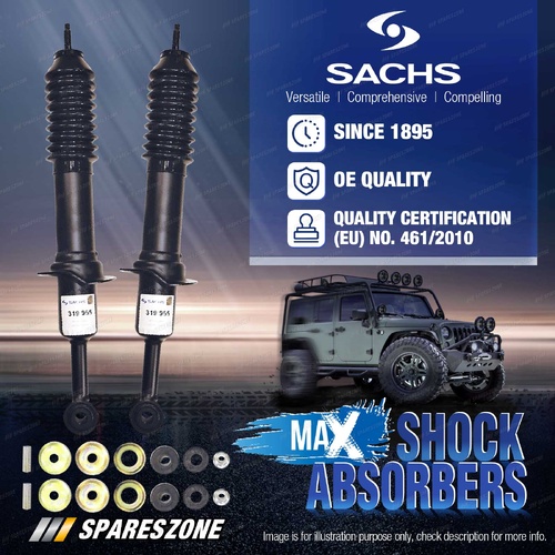 2 x Front Sachs Max Shock Absorbers for Ford Everest UA Ranger PX 2.2 3.2 15-22