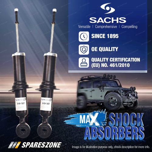 2 x Front Sachs Max Shock Absorbers for Ford Everest UA Ranger PX 2.0 3.0 18-22