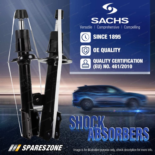 2 x Rear Sachs Shock Absorbers for Holden Viva JF 1.8i Sedan Hatchback 2005-2020