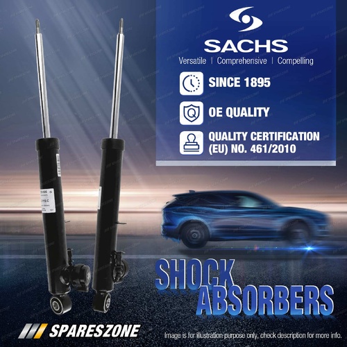 2 x Rear Sachs Shock Absorbers for Audi Q5 8RB With CDC Only 11/2008-04/2016