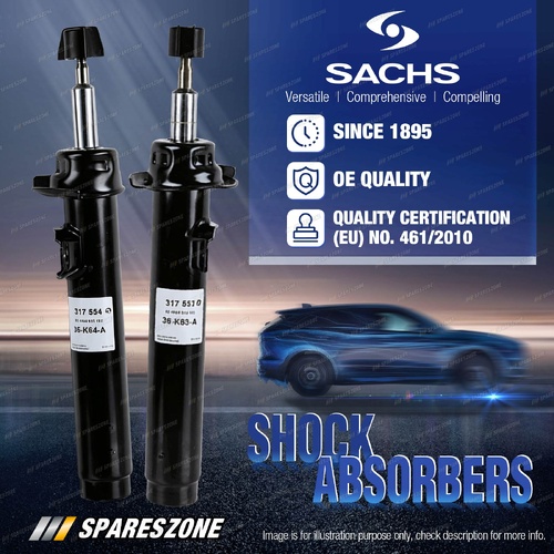 2 x Front Sachs Shock Absorbers for BMW X1 E84 SUV 105 110 130 135kw 2009-2015