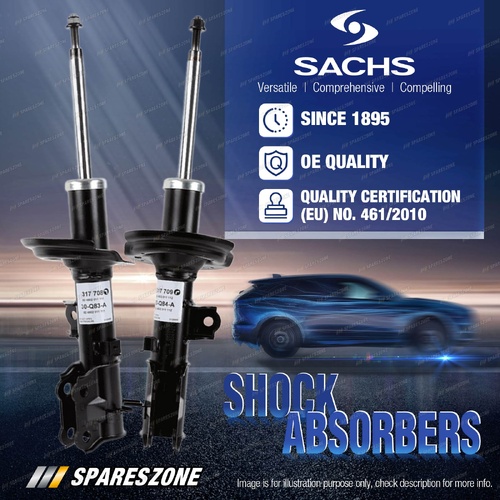 2 x Front Sachs Shock Absorbers for Kia Rio UB 1.4 1.6 79kw 103kw 2011-2017