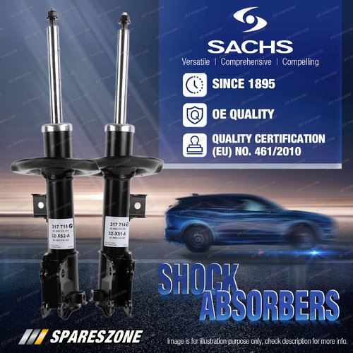 2 x Front Sachs Shock Absorbers for Kia Pro Cee'd JD 150kw 06/2013 - 07/2018