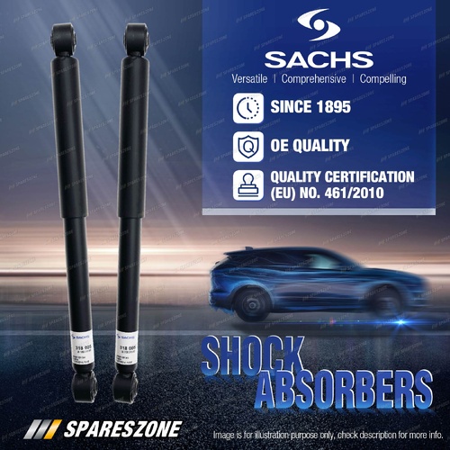 2 x Rear Sachs Shock Absorbers for Nissan Pathfinder R50 125kw 09/1997 - 12/2004
