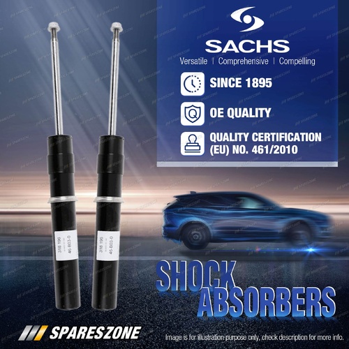 2 x Front Sachs Shock Absorbers for Audi A6 C8 4A2 A7 4KA quattro 2017 - On