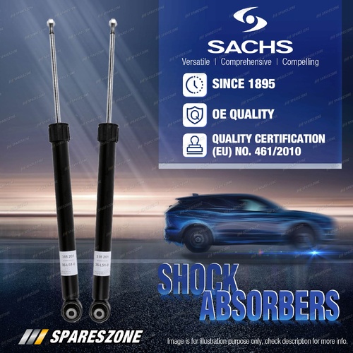 2 x Rear Sachs Shock Absorbers for Audi A6 C8 4A2 A7 4KA quattro 2017 - On