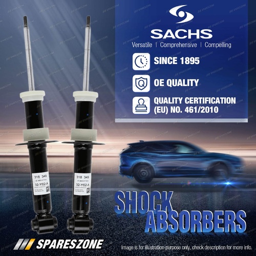 2 x Rear Sachs Shock Absorbers for BMW X3 G01 F97 G08 X4 G02 F98 2017 - On