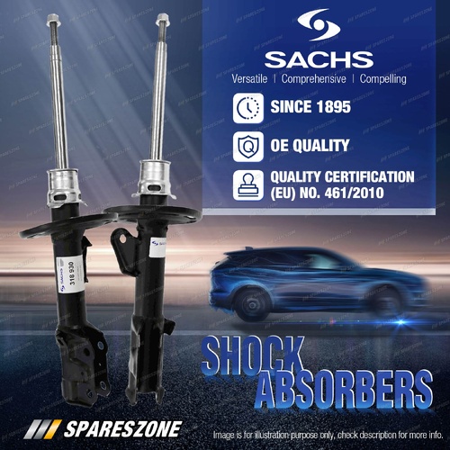 2 x Front Sachs Shock Absorbers for Honda Jazz GD GD1 GD3 GE2 GE3 2002-2008