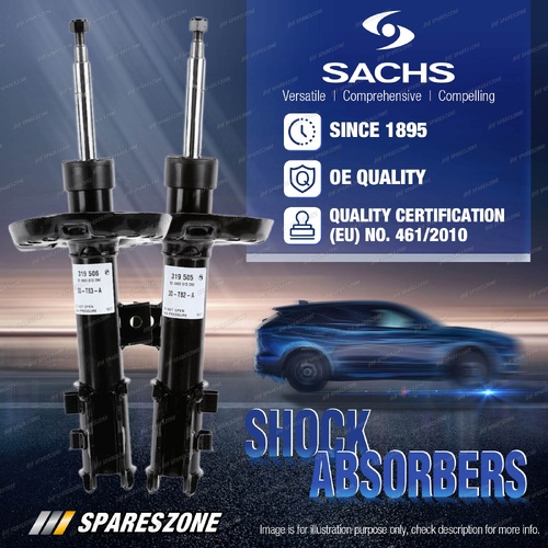 2 x Front Sachs Shock Absorbers for Hyundai Veloster FS 103kw 03/2011 - 12/2017