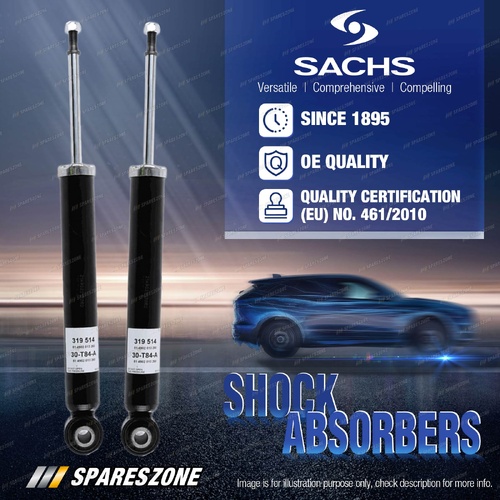 2 x Rear Sachs Shock Absorbers for Toyota C-HR NGX10R NGX50R ZYX10R ZYX11R