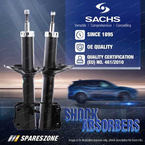 2 x Front Sachs Shock Absorbers for Holden Cruze YG Hatchback 08/2002 - 06/2006