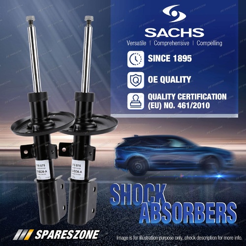 2 x Front Sachs Shock Absorbers for Peugeot Partner K9 Box Body/MPV 09/2018 - On