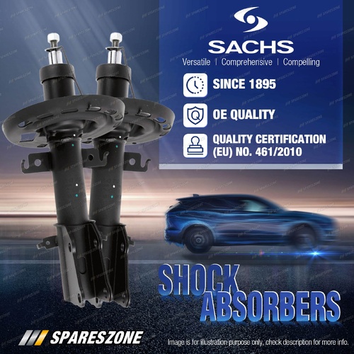 2x Front Sachs Shock Absorbers for Renault Kangoo FW0_ FW1_ FW02 FW14 FW06 FW12