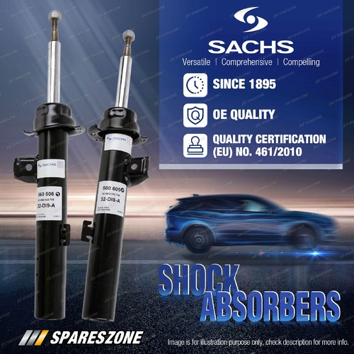 2 x Front Sachs Shock Absorbers for BMW 1 Series E87 116 118 120 123 130 i d