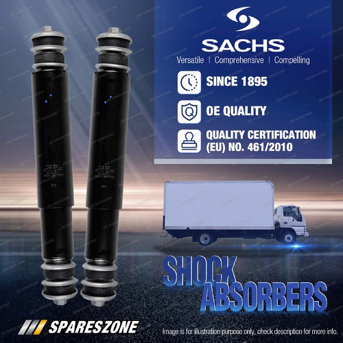 2 x Front Sachs Truck Shock Absorbers for Volvo B 51 - B 59 B 59 Twin-Tube