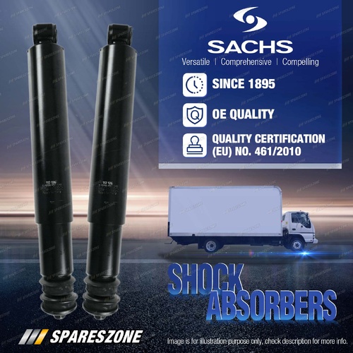 2 x Rear Sachs Truck Shock Absorbers for Volvo F12 FL7FL10 FL12 1977-1998