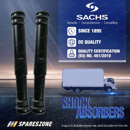2 x Rear Sachs Truck Shock Absorbers for Evobus S 310 S 315 GT-HD UL/H/GT
