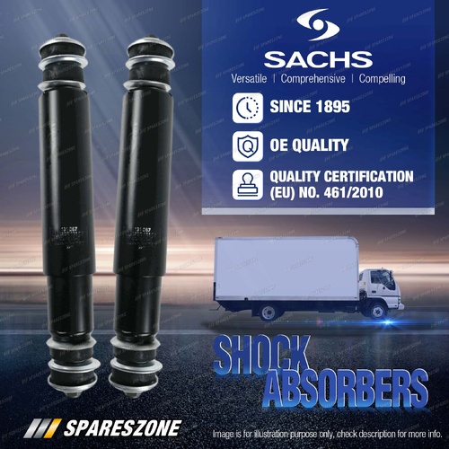 2 Front Sachs Truck Shock Absorbers for Scania 3 Series K 93 CL L 113 CLB N 113