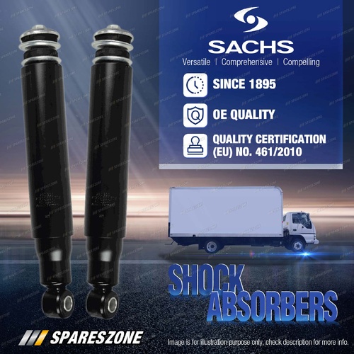 2 x Rear Sachs Truck Shock Absorbers for Iveco Eurocargo Eurotech 1991-2015