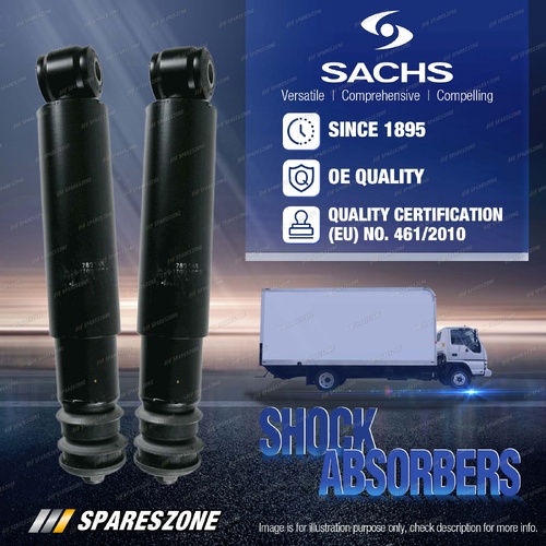 2 x Front Sachs Truck Shock Absorbers for Mercedes Benz Fahrgestell / Chassis