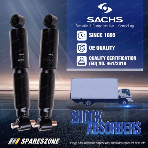 2 x Rear Sachs Truck Shock Absorbers for York Auflieger Trailer Tecair