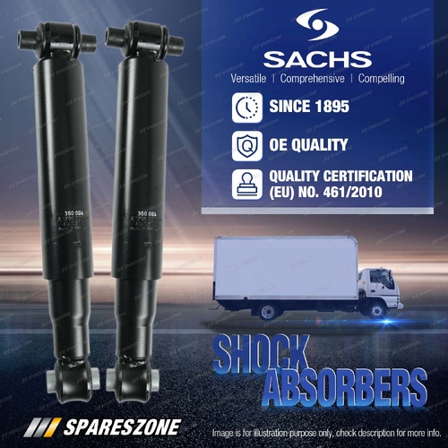 2 x Rear Sachs Truck Shock Absorbers for Volvo B12 FL7 FL10 FL12 1985-1998