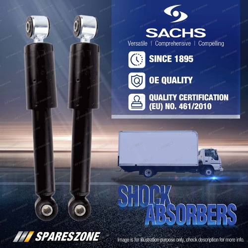 2 x Rear Sachs Truck Shock Absorbers for Iveco Daily III Van Platform 1999-2007