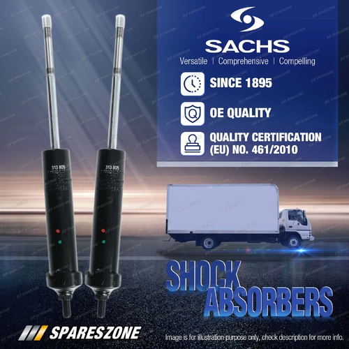 2 x Front Sachs Truck Shock Absorbers for Scania CP-Series CP 19 CP 19F