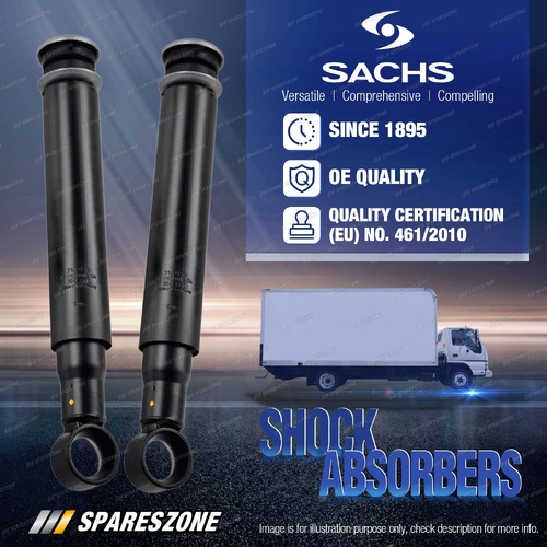 2 x Front Sachs Truck Shock Absorbers for Scania 2 Series 3 Series 4 Series P R