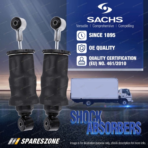 2 x Front Sachs Truck Shock Absorbers for Man TGL TGM TGS TGX 2005-2022