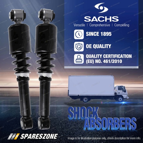 2 x Rear Sachs Truck Shock Absorbers for Iveco Eurotech MP Stralis AD AS AT
