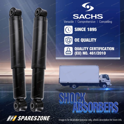 2 Rear Sachs Truck Shocks for Mercedes Benz Actros 1824 - 1863 2624 - 2665 Antos