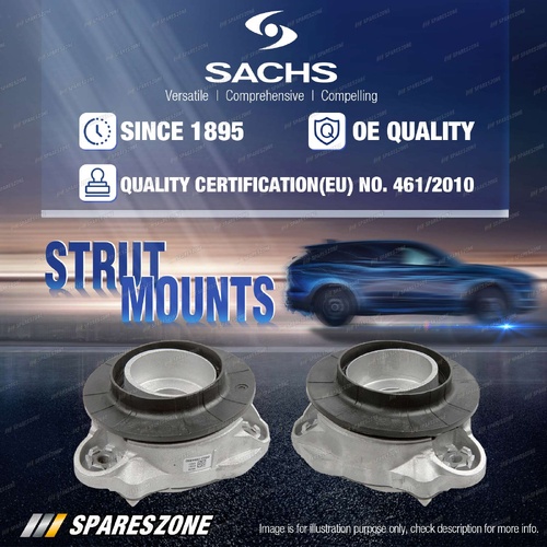 2 Front Sachs Top Strut Mounts for Fiat Ducato 250 Van Platform/Chassis 2006-On