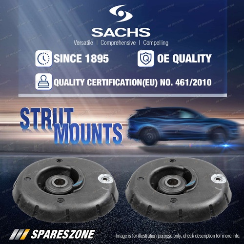 2 Pcs Front Sachs Top Strut Mounts for Citroen C3 2R 2C SC C4 Cactus DS3 SA