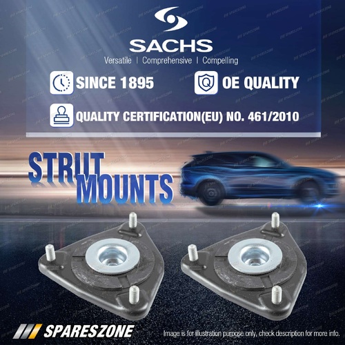 2 Pcs Front Sachs Top Strut Mounts for Hyundai i30 GD 1.6 94kw 99kw 100kw 11-On