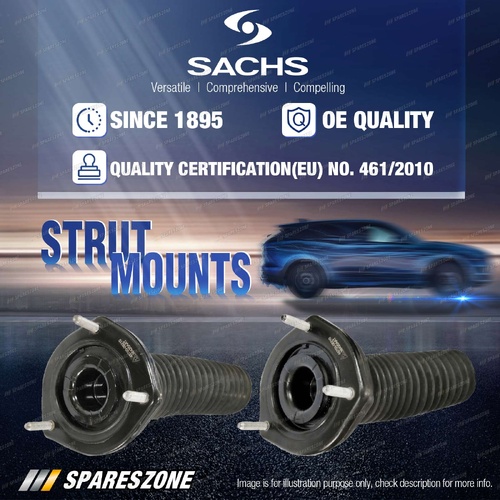 2 Pcs Rear Sachs Top Strut Mounts for Toyota Camry ACV40 AHV40 ASV50 AVV50 06-18