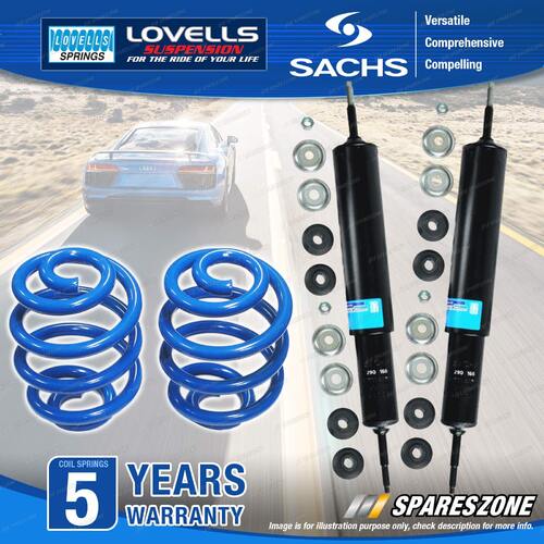 Front Sachs Shock Absorbers Lovells Sport Low Springs for Holden Holden FJ FE FC