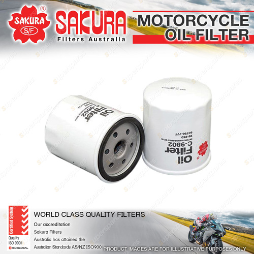 Sakura Motorcycle Oil Filter for Harley Davidson FXR FXRC FXRD FXRS FXRT FXSTSB